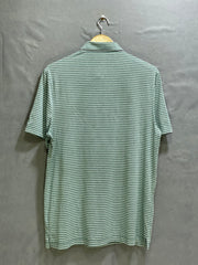 Champion Green Polyester Sport Polo T Shirt For Men M