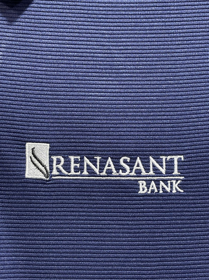 Ben Hogan Blue Polyester Sport Polo T Shirt For Men L