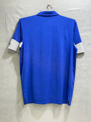Russell Blue Polyester Sport Polo T Shirt For Men L