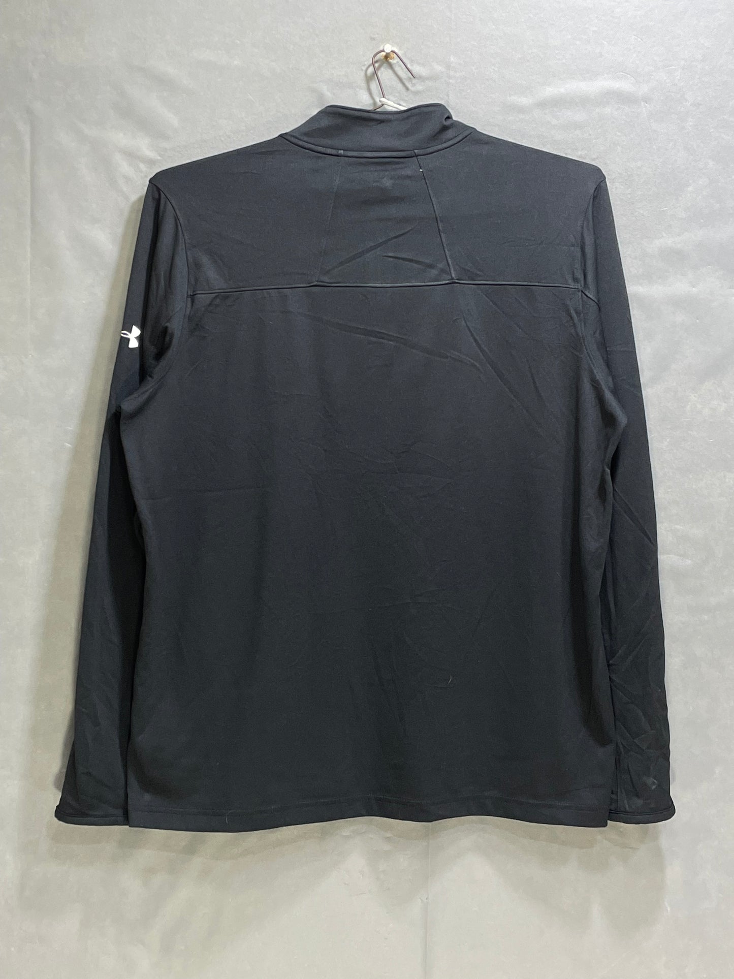 Under Armour Black Polyester Sport Polo T Shirt For Men L