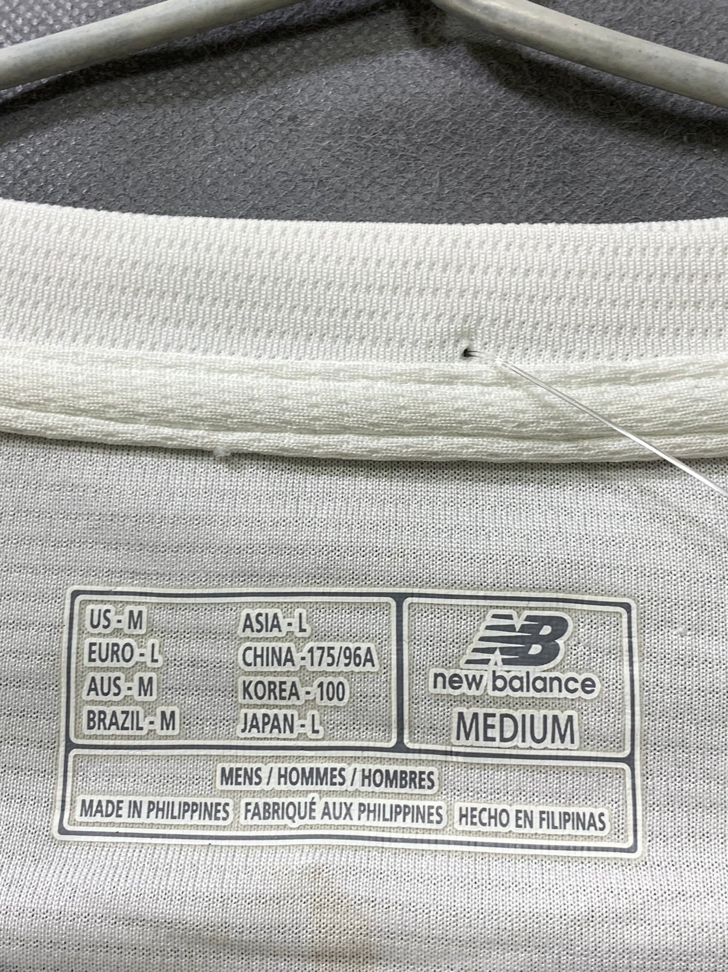 New Balance For Sports White Men T Shirt
