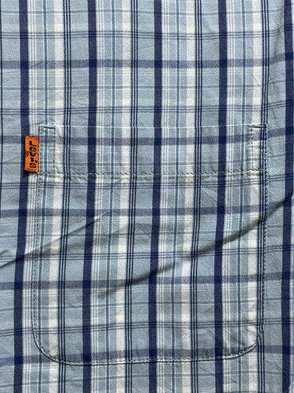 LEVIS Blue Cotton Shirt For Men Small