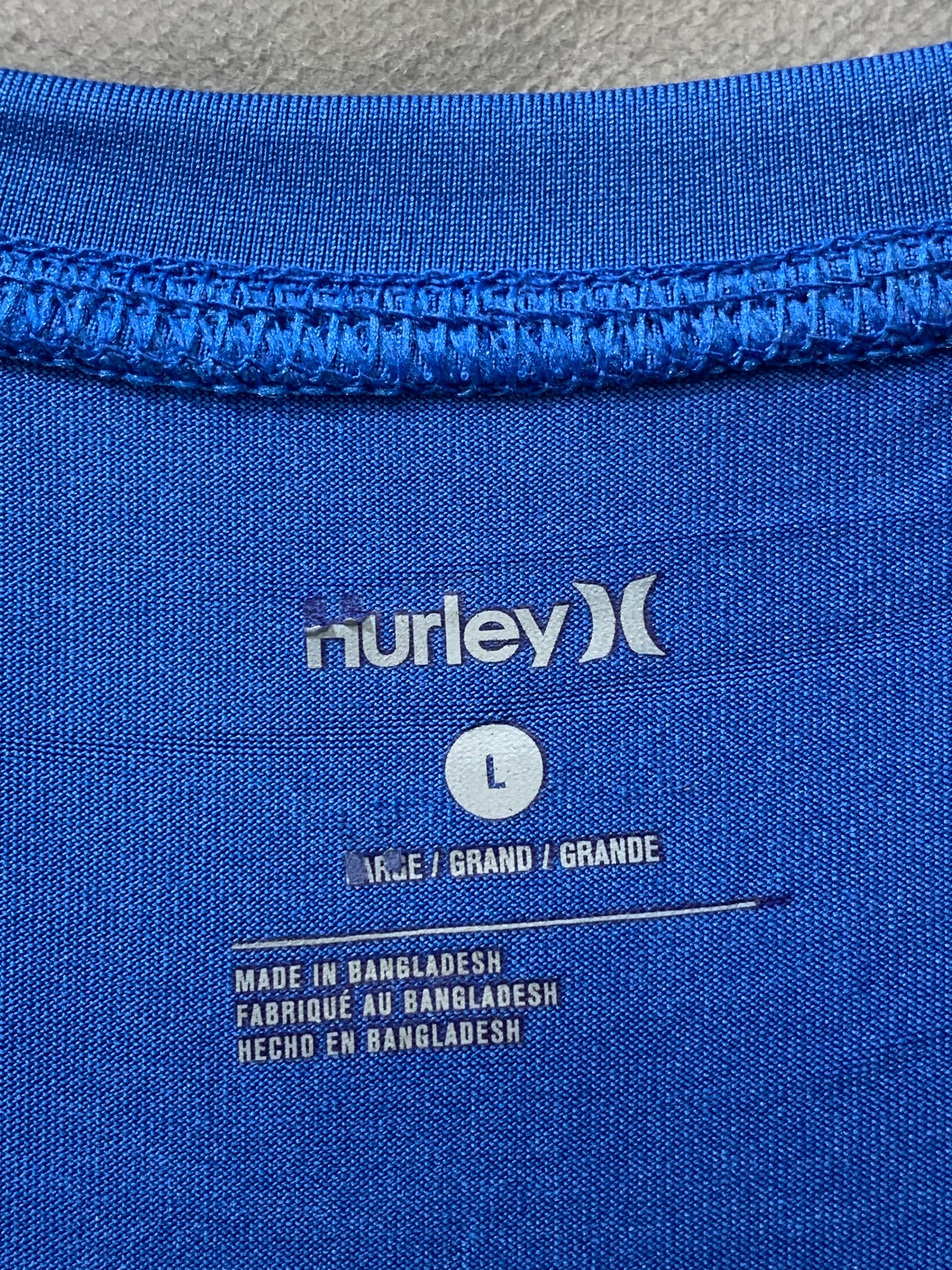 Hurley For Sports Blue Men T Shirt