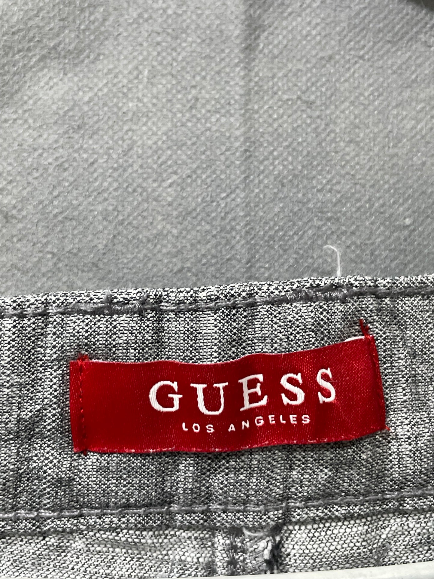 Guess Gray Cotton Short For Men L