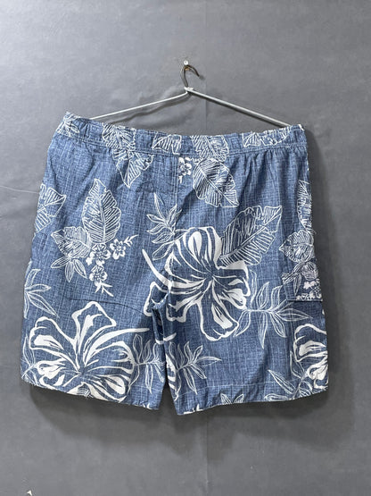 George Blue Polyester Short For Men L