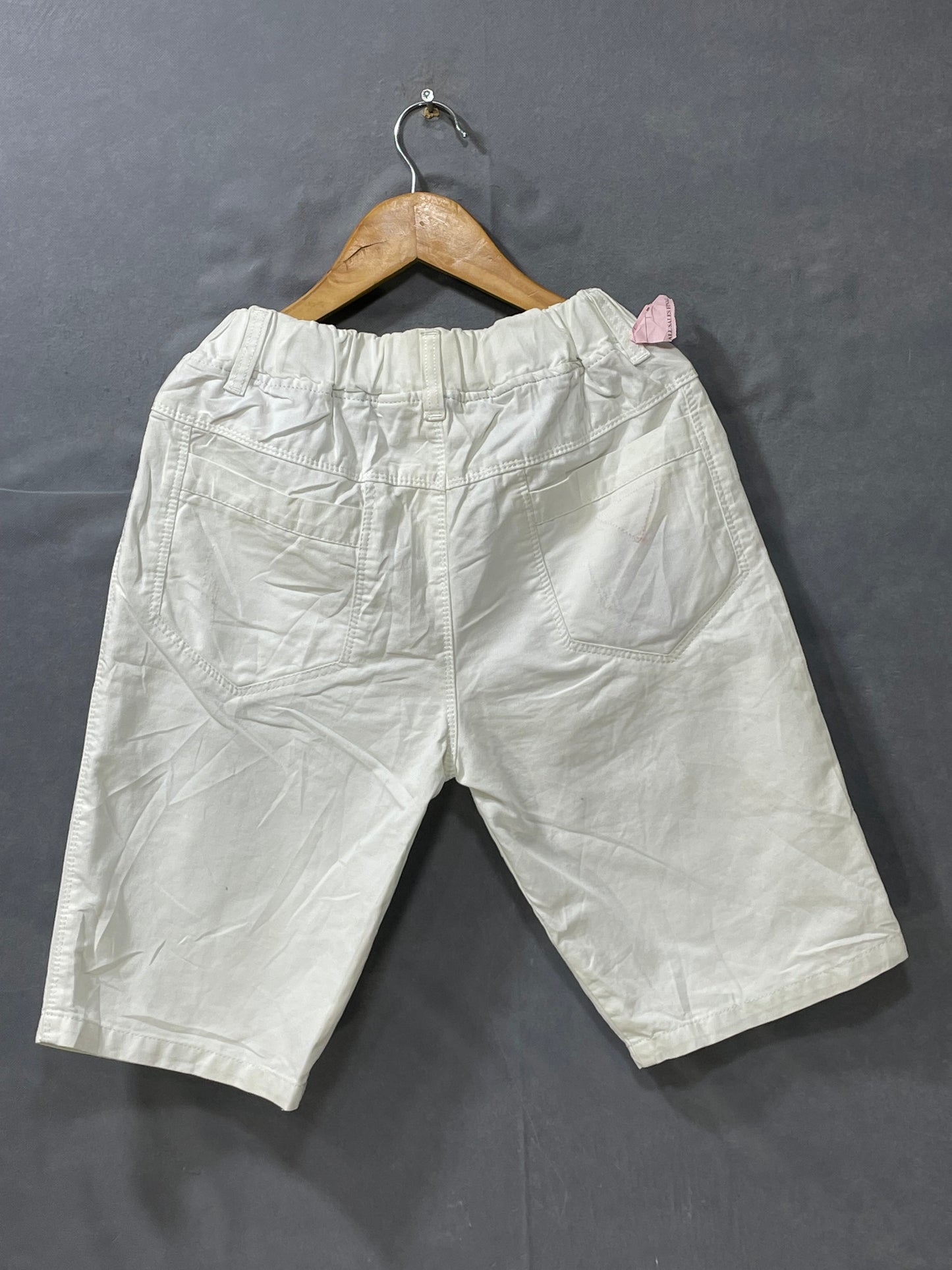 Burberry White Cotton Short For Men S