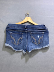 Hollister Branded Original Denim Half Short For Women