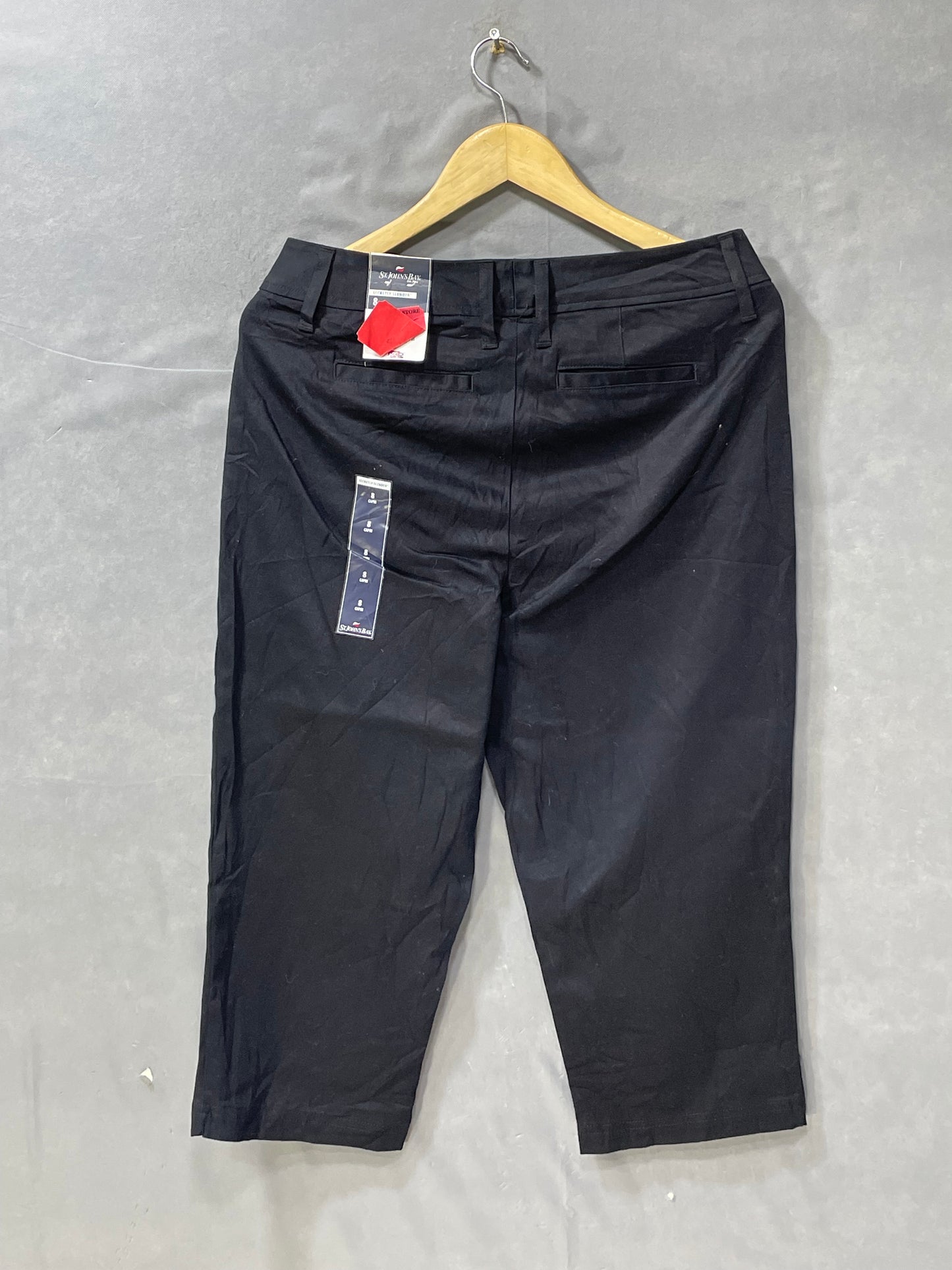 St John's Bay Black Cotton Short For Men S