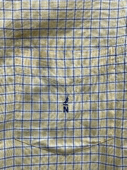 Nautica Yeloow Cotton Shirt For Men Large