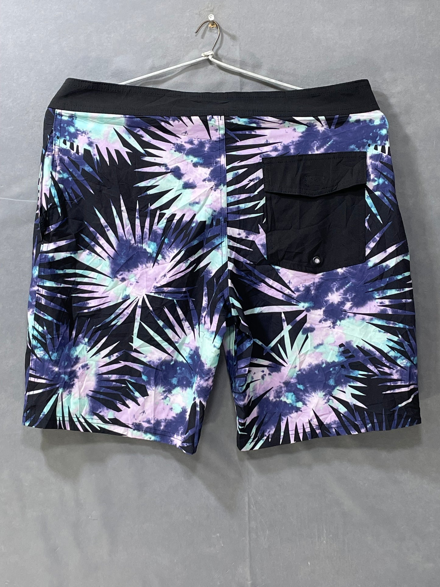 No Boundaries Black Polyester Short For Men M
