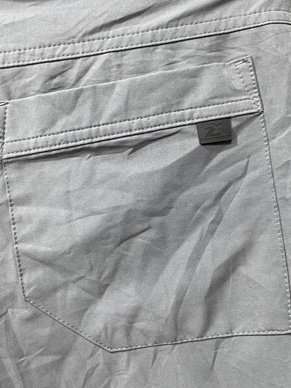Zeroxposur Gray Polyester Short For Men M