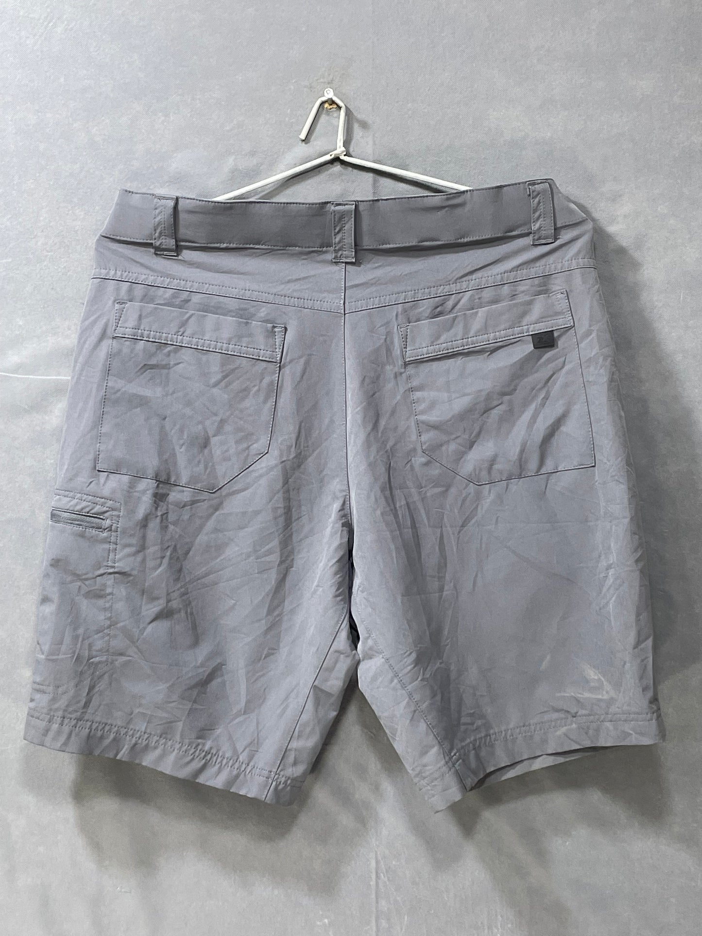 Zeroxposur Gray Polyester Short For Men M