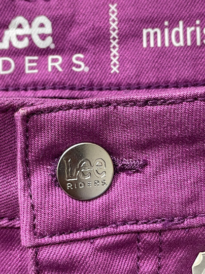 Lee Purple Jeans Short For Women L