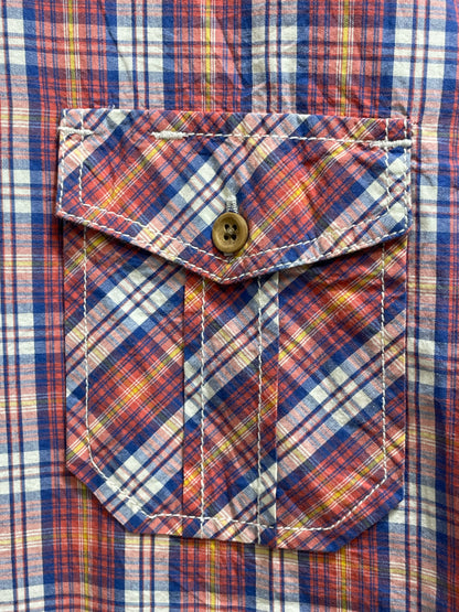 RED HERING Red Cotton Shirt For Men Medium