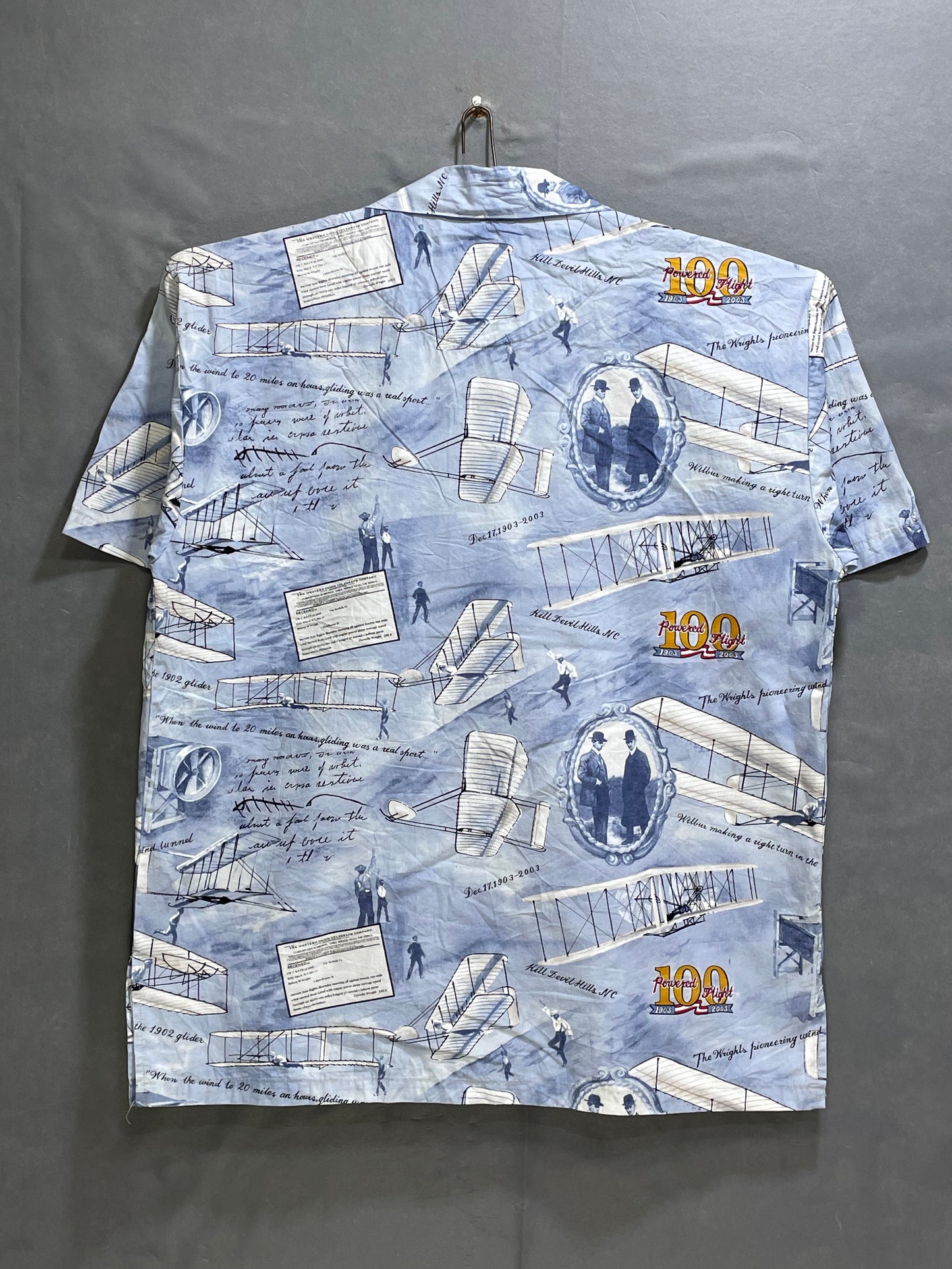 Max Boxer Blue Cotton Shirt For Men Large