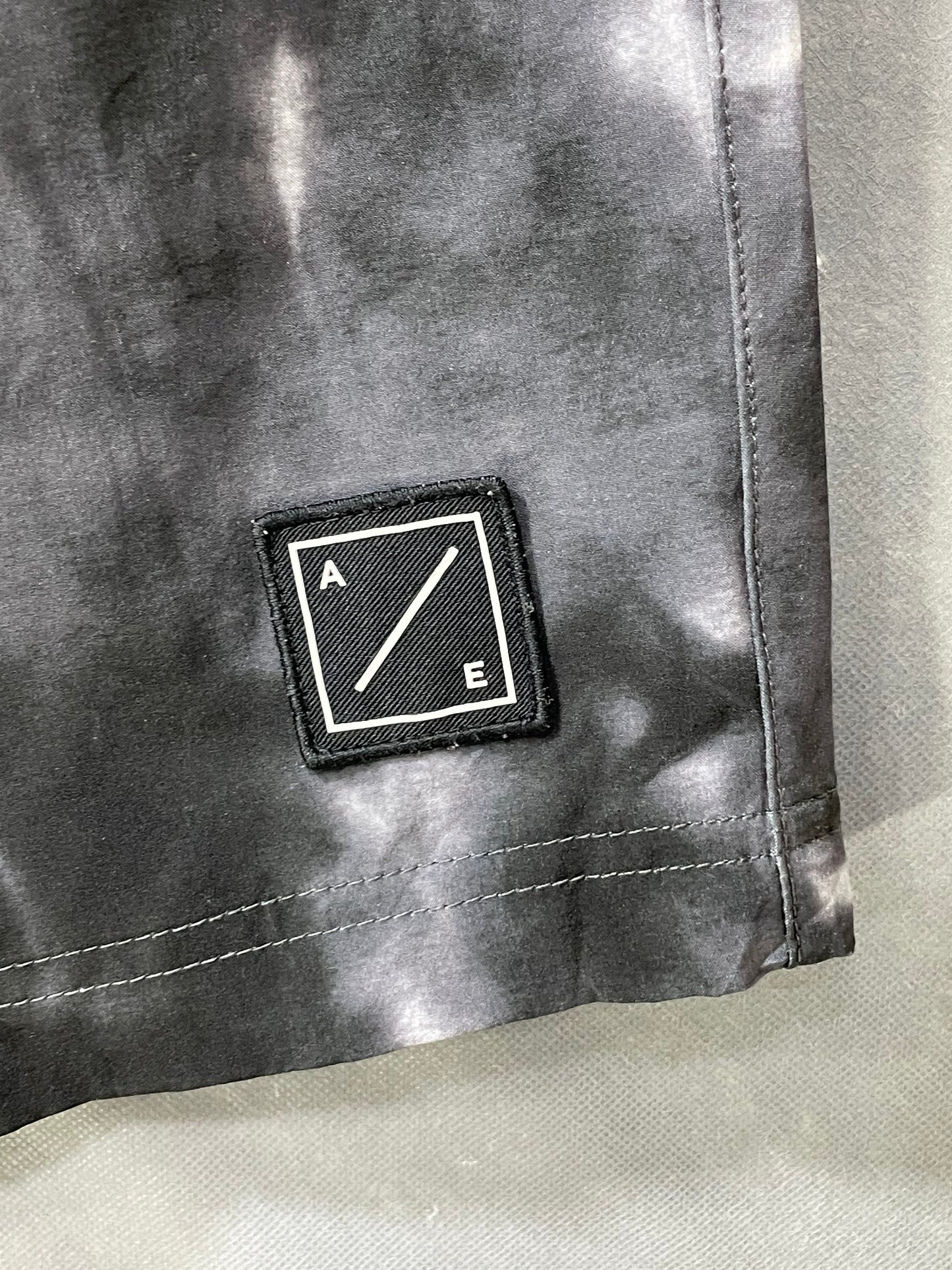 American Eagle Gray Polyester Short For Men S