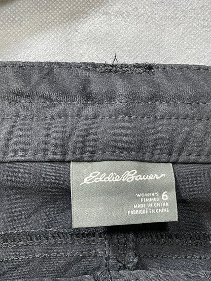 Eddie Bauer Black Cotton Short For Women S