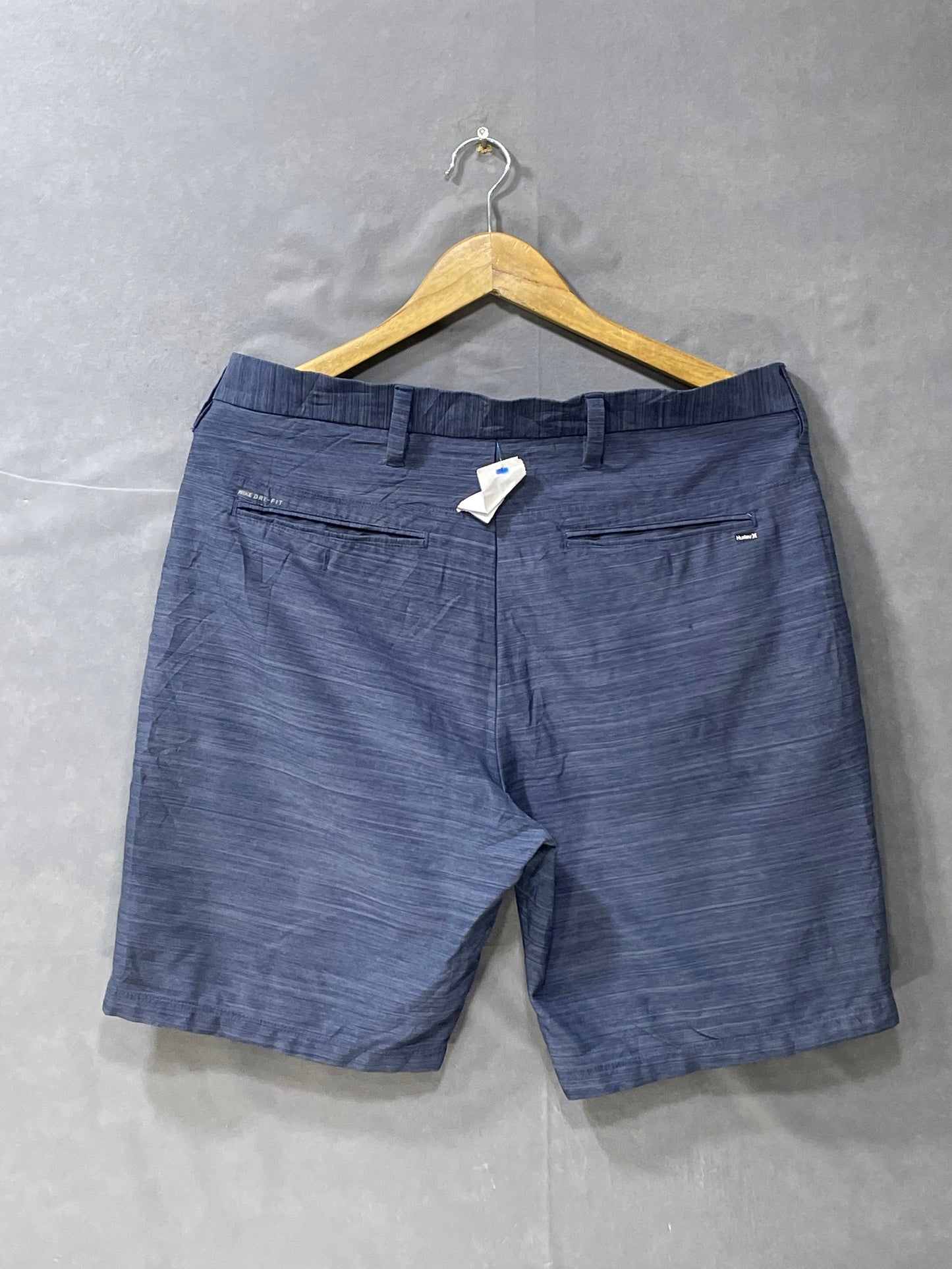 Hurley Blue Polyester Short For Men M