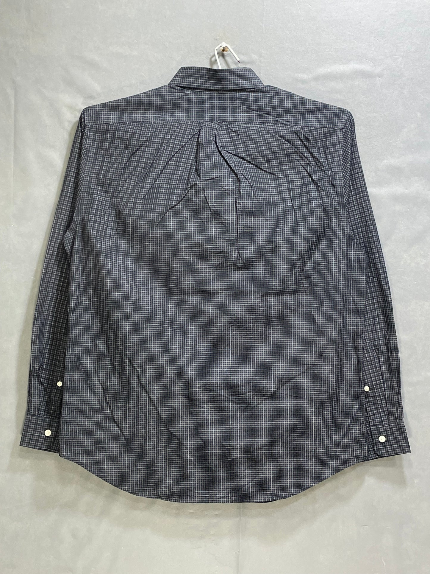 Eddie Bauer Blue Cotton Shirt For Men Medium