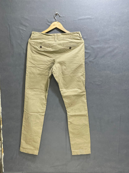 Aeropostale Khaki Cotton Dress Pant For Men M