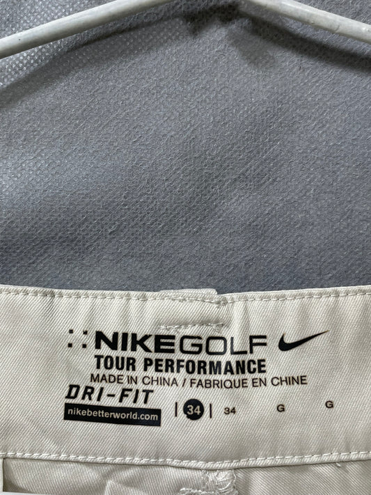 Nike Golf Gray Polyester Short For Men M