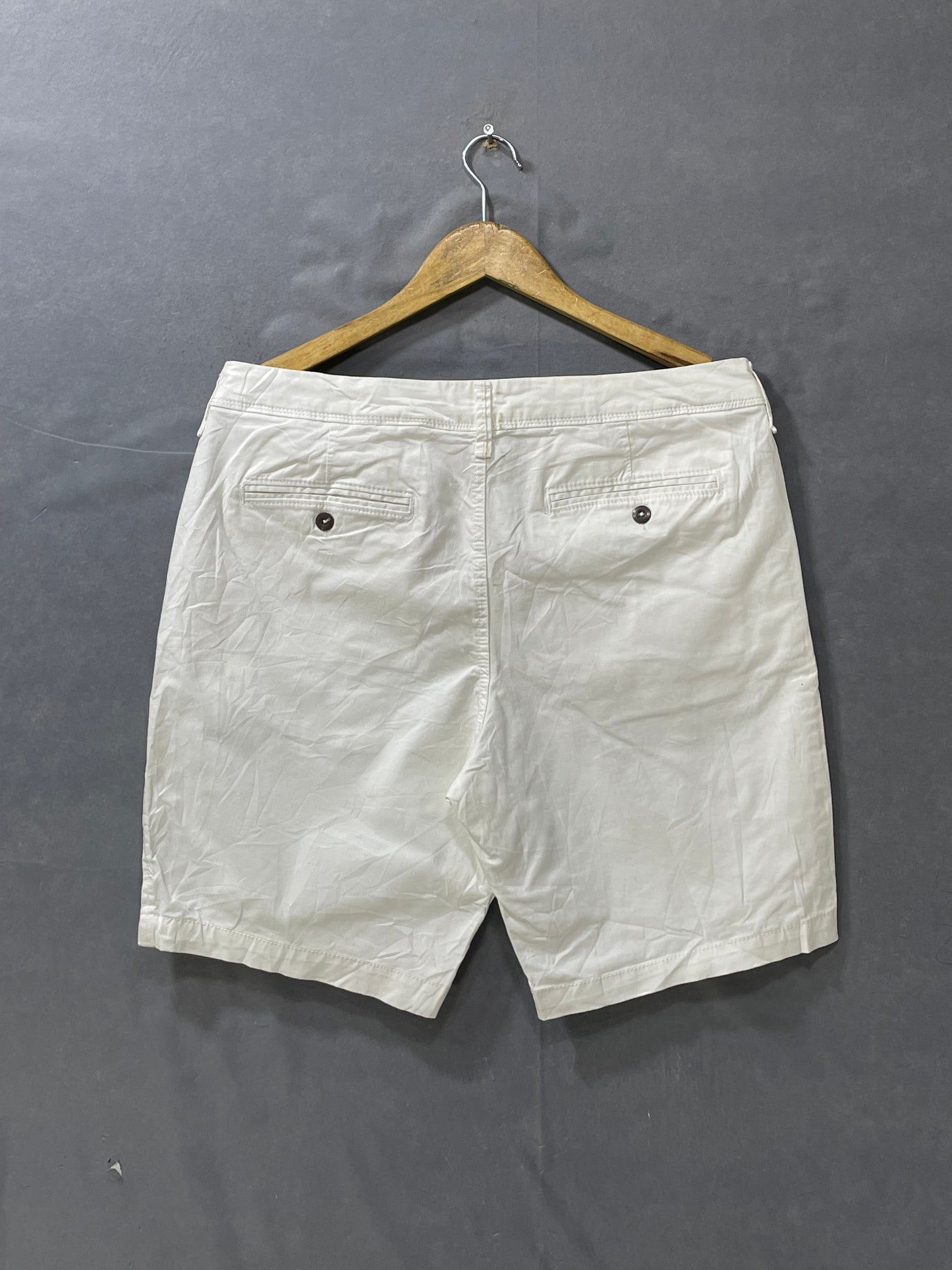Aeropostale White Cotton Short For Men M