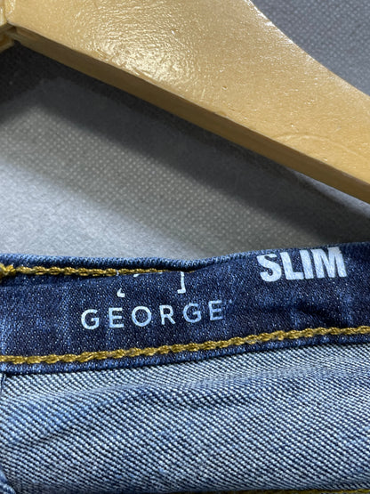 George Blue Denim Jeans For Men XS