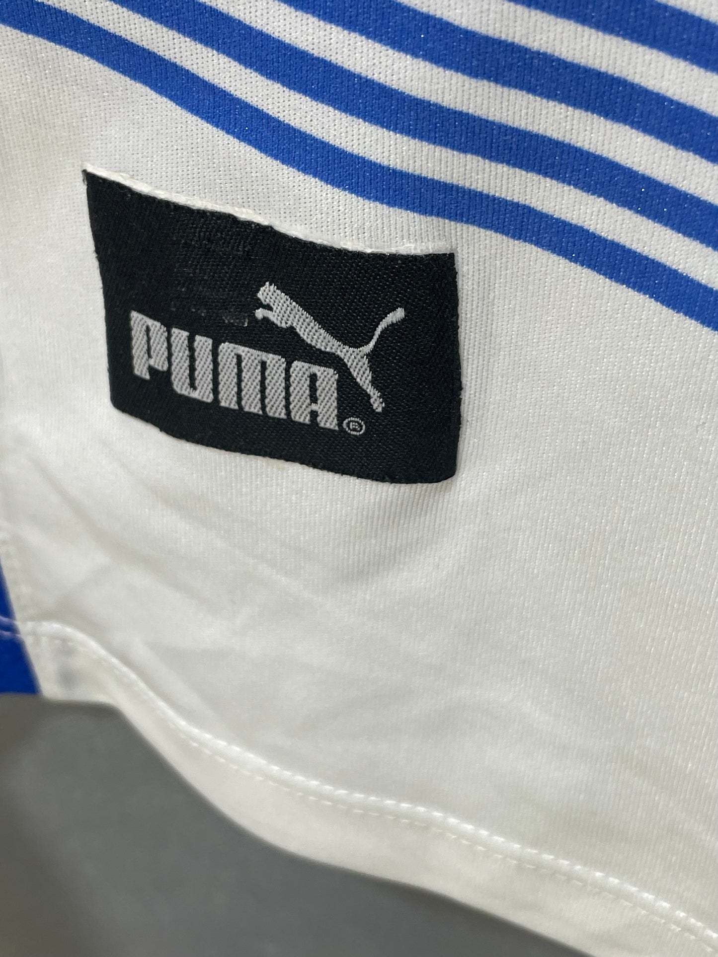 Puma Italia White Football Sports For Men T Shirt M