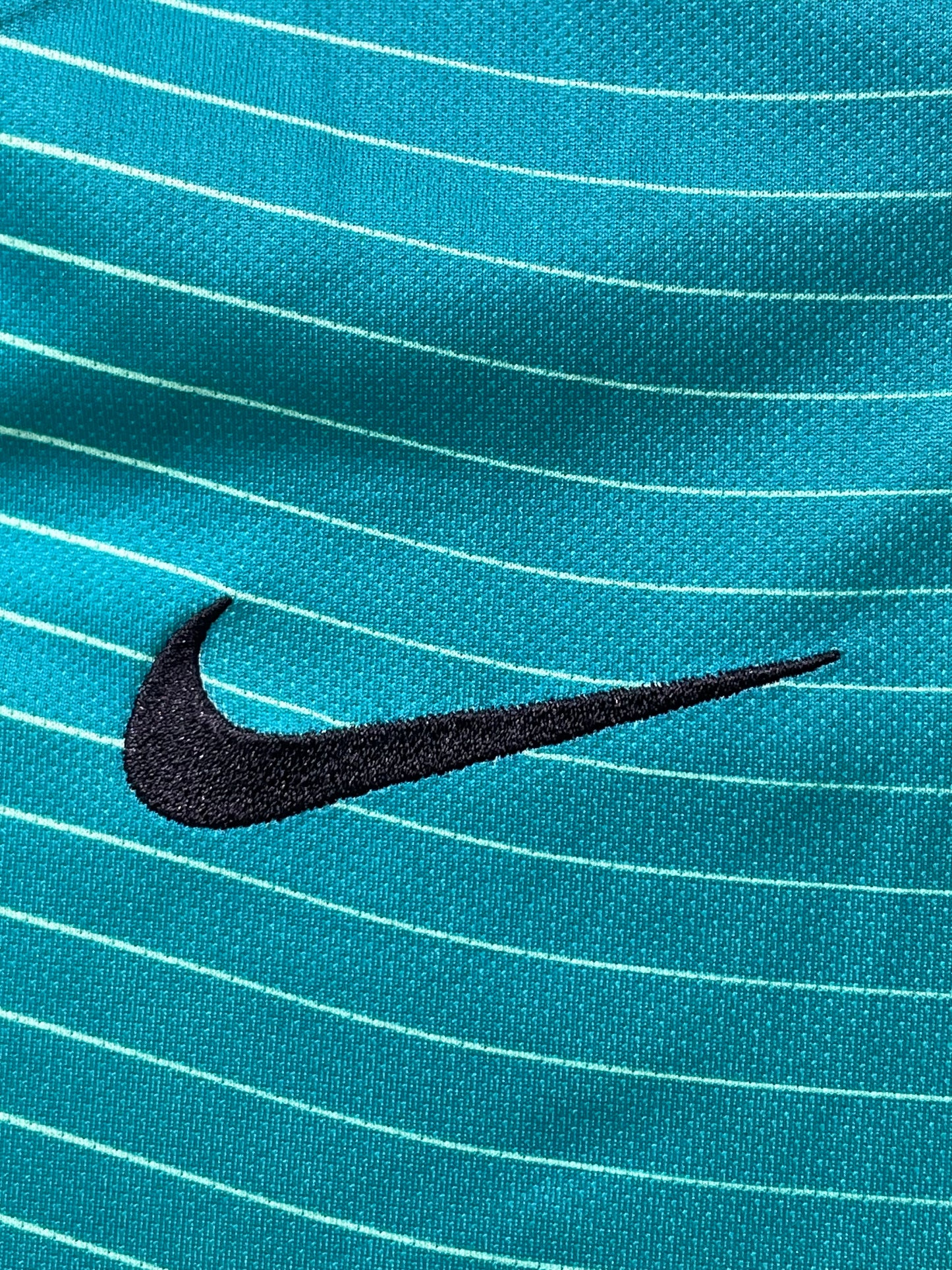 Nike Barcelona Green Football Sports For Men T Shirt M