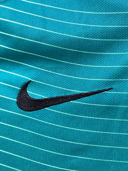 Nike Barcelona Green Football Sports For Men T Shirt M
