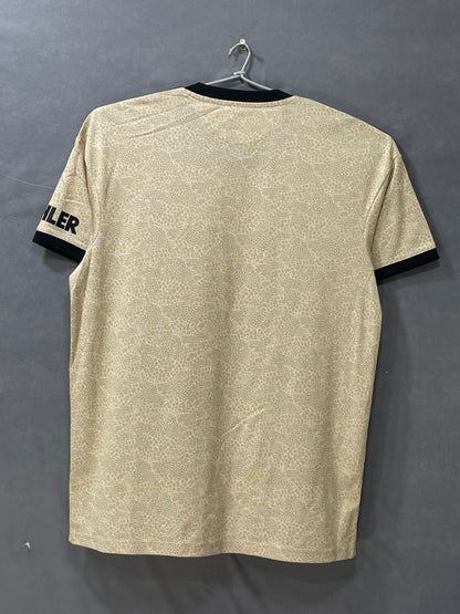 Adidas Manchester United Cream Football Sports For Men T Shirt L