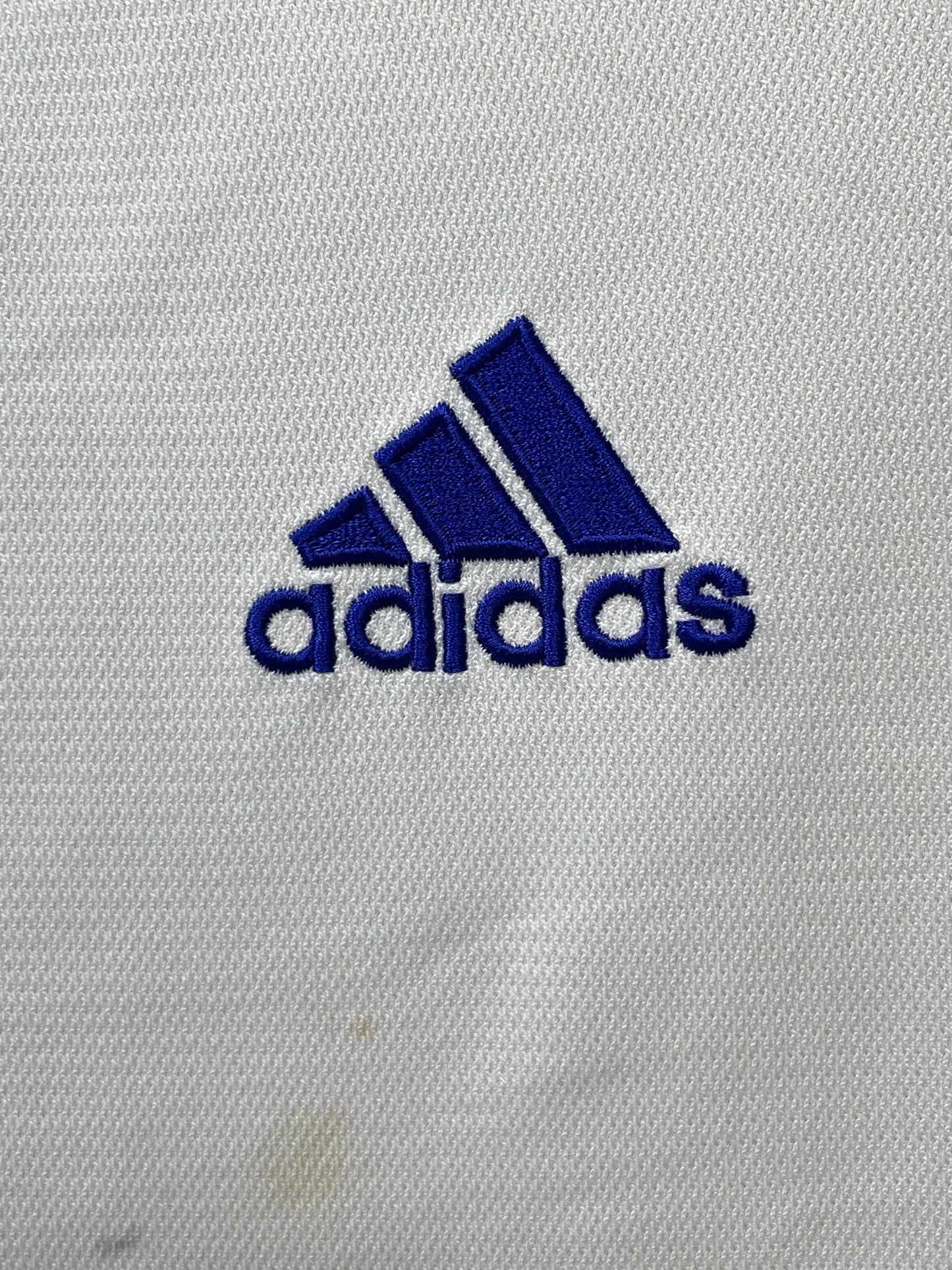Adidas Greece White & Blue Football Sports For Men T Shirt M