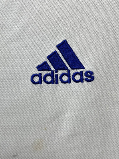 Adidas Greece White & Blue Football Sports For Men T Shirt M