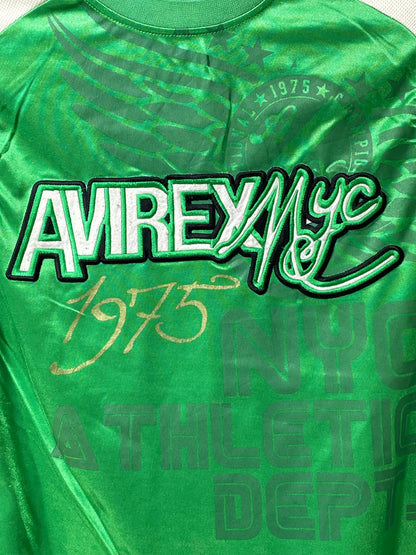 Avirex Green Basketball Sports For Men Vest T Shirt M