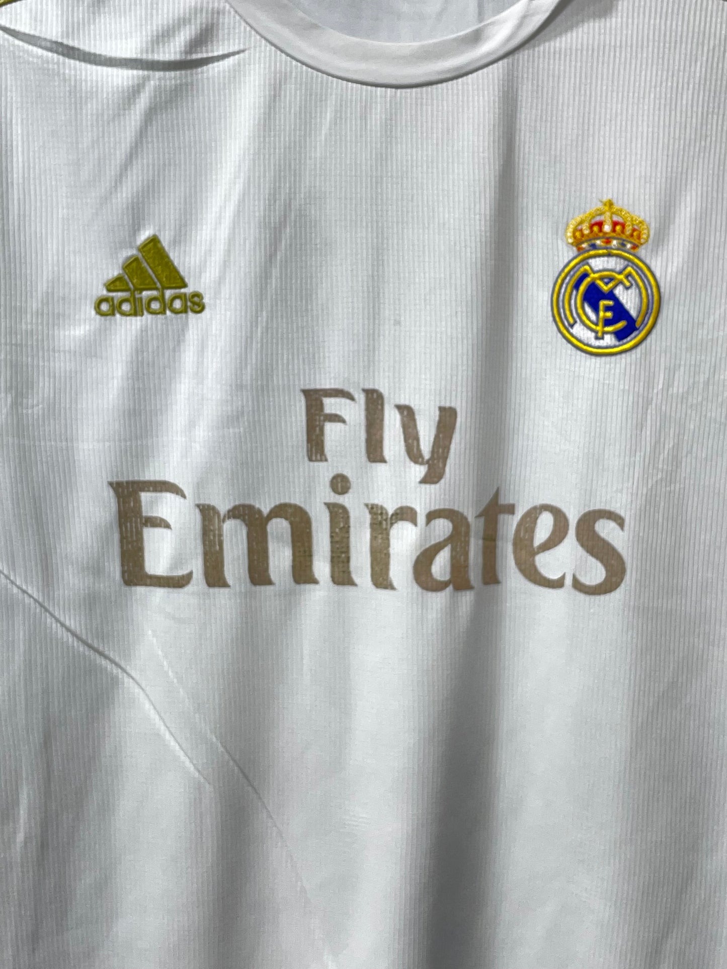 Adidas Fly Emirates White Football Sports For Men T Shirt L