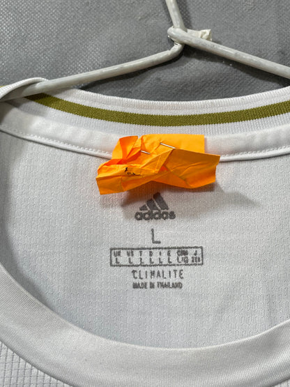 Adidas Fly Emirates White Football Sports For Men T Shirt L
