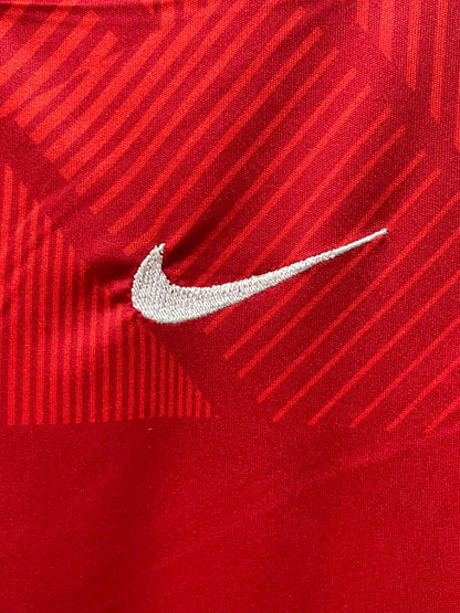 Nike Dri Fit Turkey Red Football Sports For Men T Shirt M