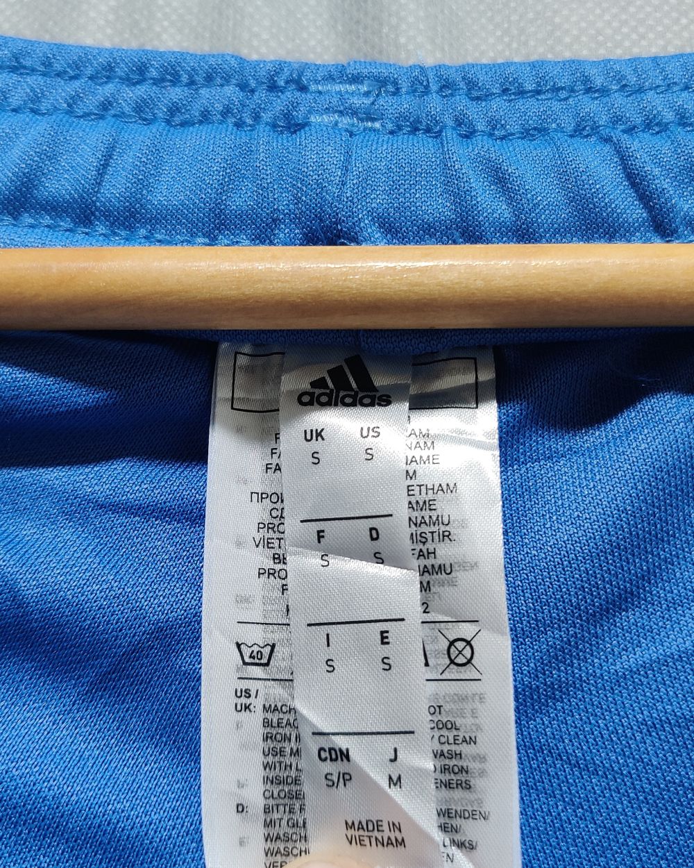 Adidas Blue Sport Trouser For Men S