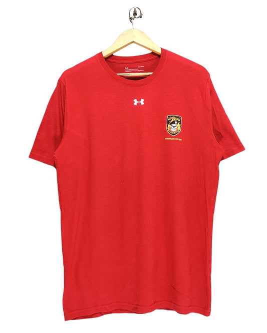 Under Armour Red T Shirt For Men M