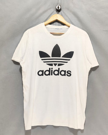 Adidas White T Shirt For Men L