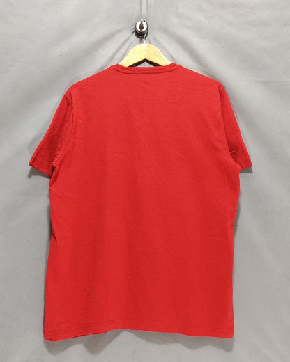 Fourcast Red T Shirt For Men L