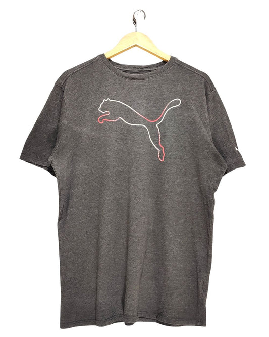 Puma Gray T Shirt For Men L