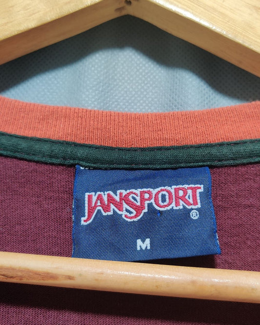 Jan Sport Maroon T Shirt For Men M