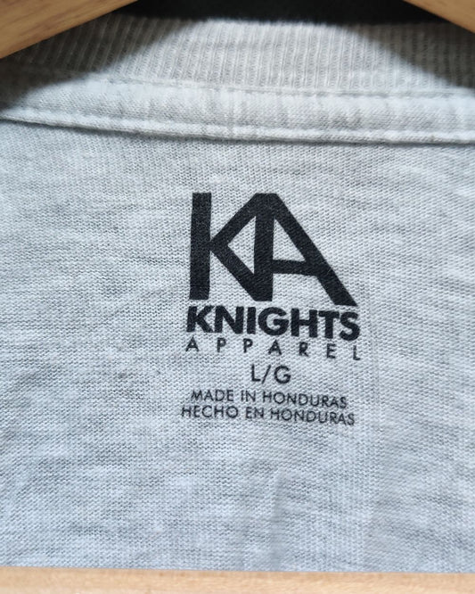 Knights Apparel Gray T Shirt For Men L
