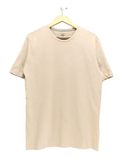 Club Room Cream T Shirt For Men M