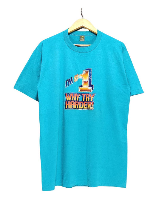 Jerzees Blue T Shirt For Men L