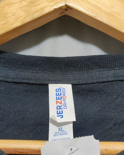 Jerzees Black T Shirt For Men XL