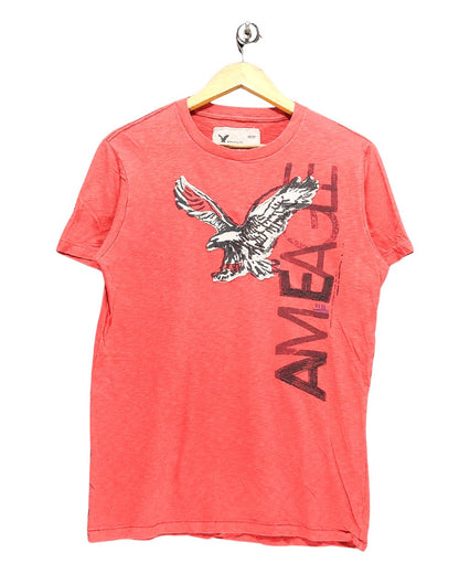 American Eagle Red T Shirt For Men M