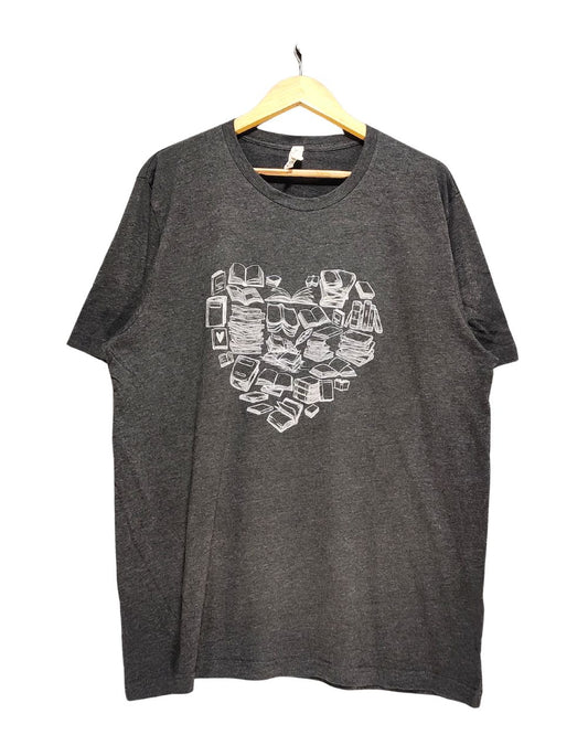 Canvas Gray T Shirt For Men XXL