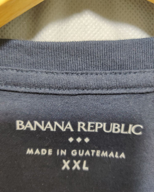 Banana Republic  Blue T Shirt For Men XXL